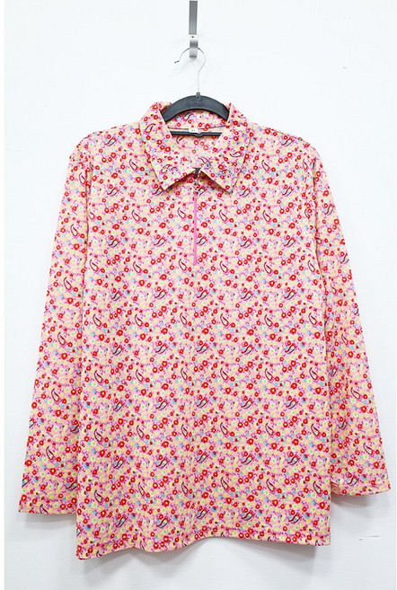 형제상회 할머니티 카라 할머니옷 스판티셔츠 중년여성 엄마옷 여성카라티 0054SF05C