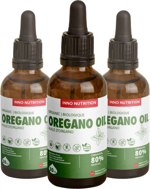 이노뉴트리션 천연 오레가노 오일 100% 원액 카바크롤 85% 함유 효능, 3개, 30ml - 쿠팡