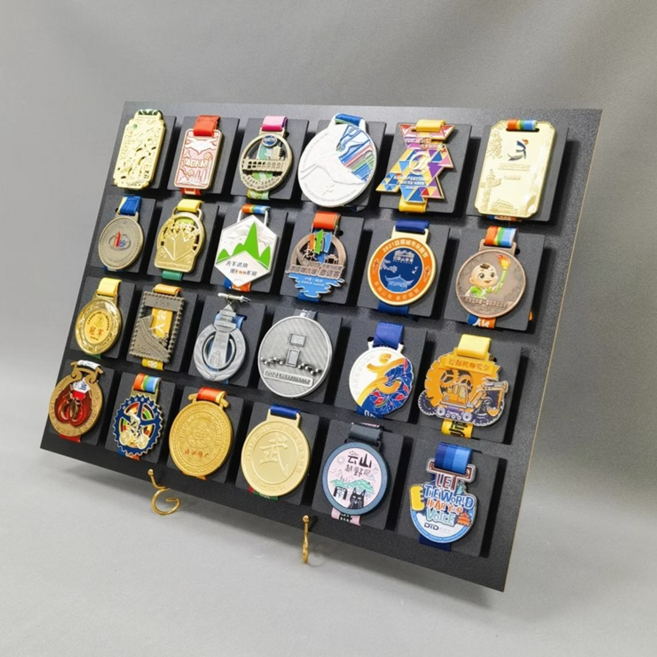 메달 정리 진열대 거치대 보관 걸이 매달앨범 6매 8인치 화이트 1개, 12매 8인치 × 화이트 × 1개