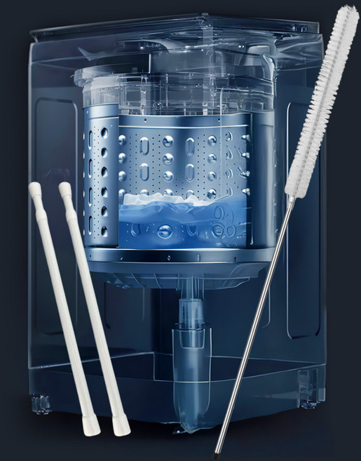 통돌이세탁기 청소솔 브러쉬 틈새 세탁기 솔 세트, 1세트, 세탁기청소세트