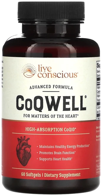 몸관리하세요 겨울입니다 Live Conscious CoQWell 소프트젤 60정 특별관리진행, LiveConsciousCoQWell소프트젤60정 - 쿠팡