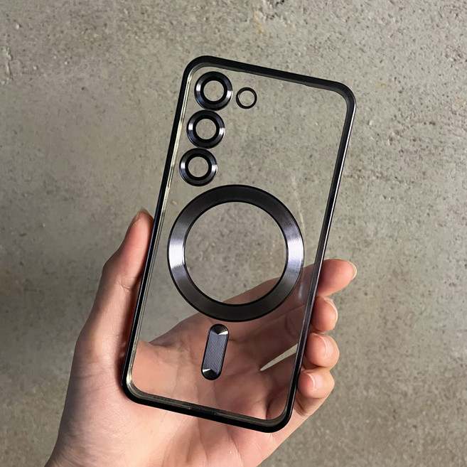 갤럭시s23 맥세이프 케이스 투명 플러스 변색없는 충격흡수 울트라 범퍼 카메라 보호