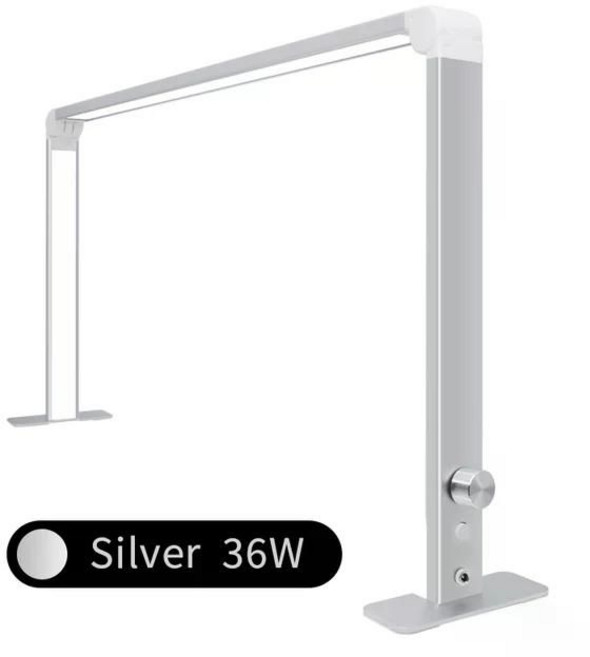 사각 LED 램프 네일 속눈썹 접이식 뷰티 네일작업대 휴대용램프 사진조명램프, Silver 36W_CHINA | US Plug, [01] US Plug
