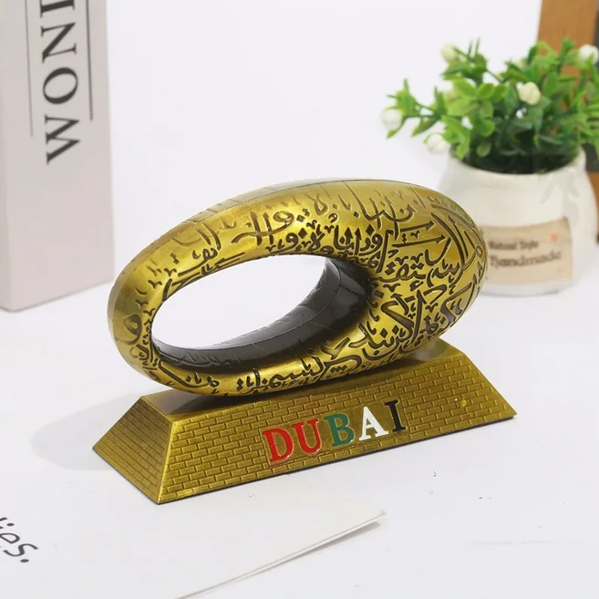 미래 박물관 사무실 데스크탑 장 공예 두바이 랜드 여행 기념품 인형 홈 인테리어 하우스 모델, 02, 02 12X4.5X7.5cm