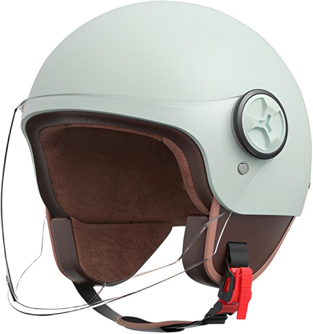 서브22 오토바이 킥보드 클래식 반모 헬멧, 블루