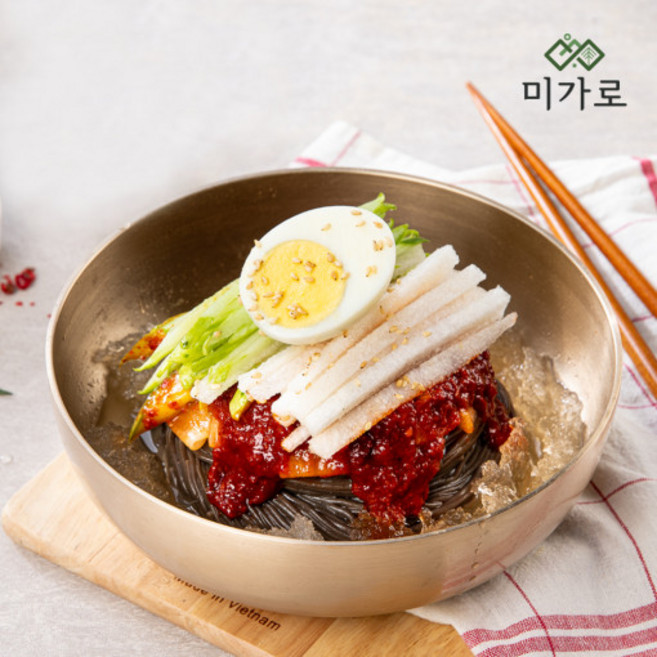 미가로 비빔냉면 1팩(2인분) 칡냉면, 1.03kg, 1팩