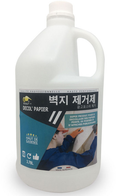 스칼프 벽지 제거제 데콜 3.78L 벽지제거 스티커제거, 1개