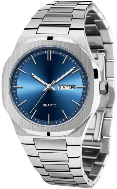 포스워백 남자 패션 메탈 정장 손목 시계