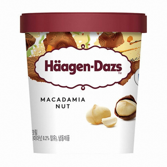 하겐다즈 마카다미아넛 파인트, 1개, 473ml