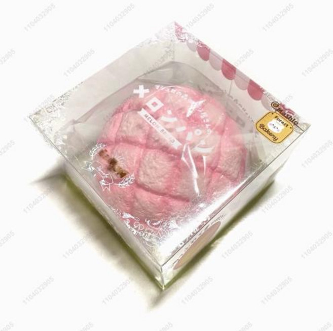 스퀴시 말랑이 스트레스볼 일본 파인 호환 번 슬로우 라이징 멜론판 수집용 슈퍼 소프트 베이커리 피젯 토이 디스플레이 데스크 장식 소녀 선물, 4)Pink