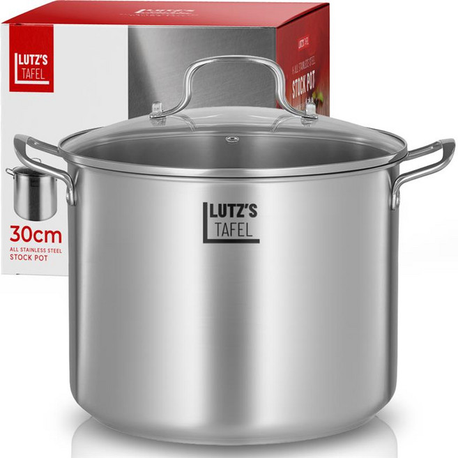 루츠스타펠 대용량 점보 스텐 IH 하이 곰솥 냄비, 1개, 30cm