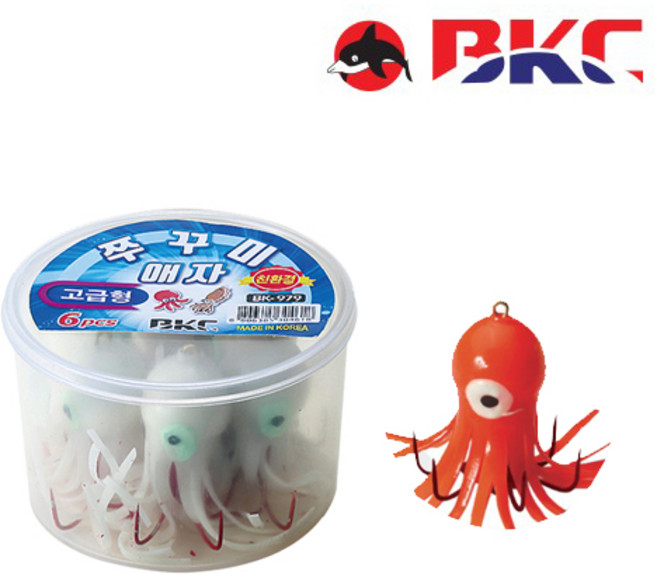 백경 쭈꾸미 진주펄 애자 BK-978 (6pcs) 쭈꾸미볼 쭈꾸미바늘, 쭈꾸미 애자 (BK-978), 1개