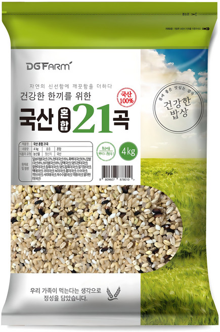 대구농산 국산 혼합 21곡, 4kg, 1개