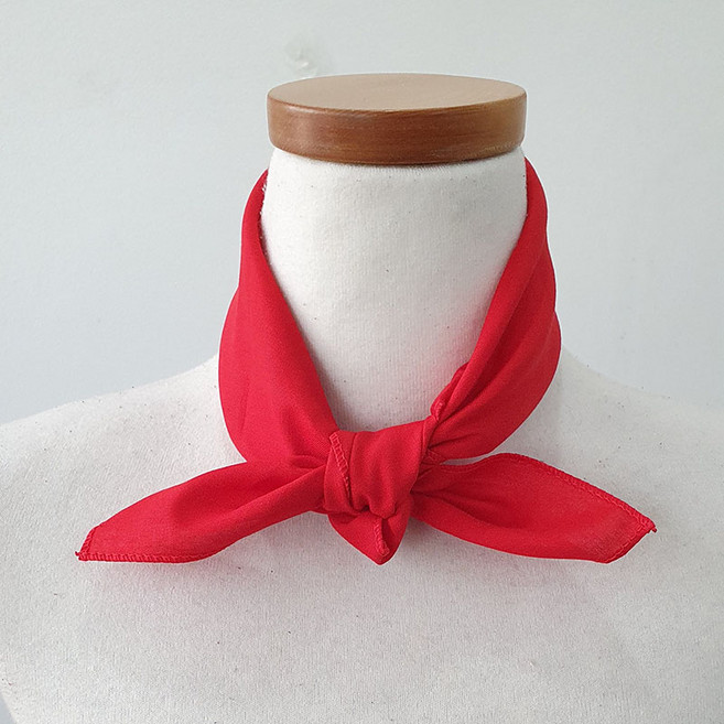 무지 스카프 목 단색 행사 유치원 단체 손수건 등산