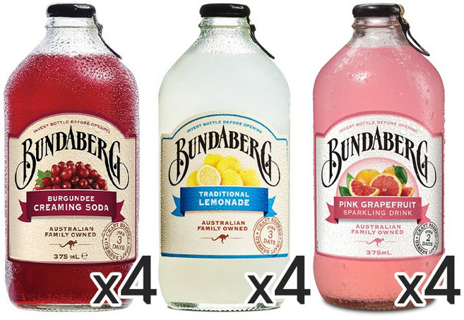 분다버그 레몬에이드, 12개, 375ml