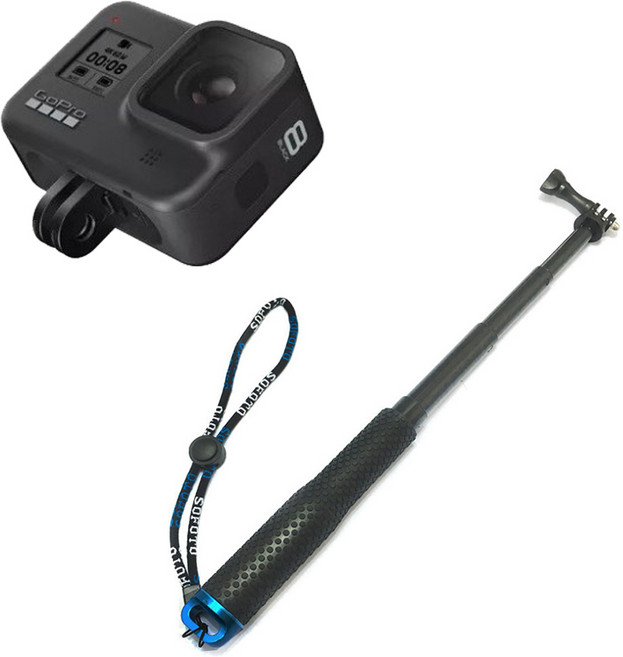 고프로 히어로 8 액션캠 호환 방수 모노포드 셀카봉 핸들러 스틱 액세서리