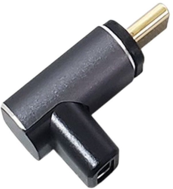 USB-C 轉 Type-C 磁吸轉接頭 100W E-Marker 雷電4 快速充電 傳輸, 灰色, 1個, 3cm
