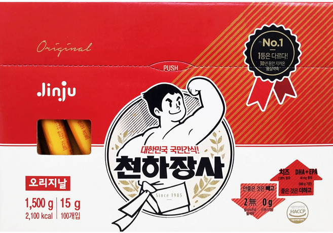 천하장사 오리지널 소시지, 1.5kg, 1개