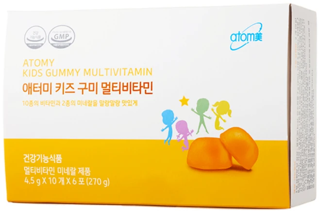 애터미 키즈 구미 멀티비타민 60개입, 60개, 4.5g - 쿠팡