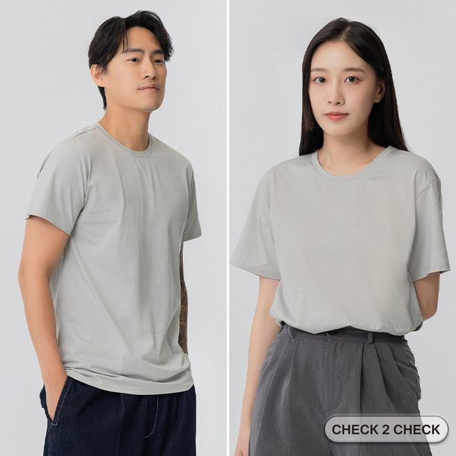 Check2Check-冰磁透涼除臭短T 2.0Check2Check-冰磁透涼除臭短T 2.0, 銀灰,2XS