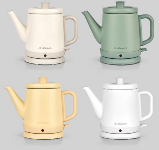 제니퍼룸 마카롱 전기포트(몽키케틀) 0.8L 4color, 오트밀 JR-K181CB