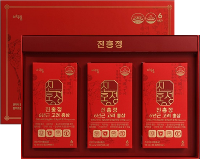 국내산 6년근 홍삼 스틱 진세노사이드 12mg, 1개, 30회분