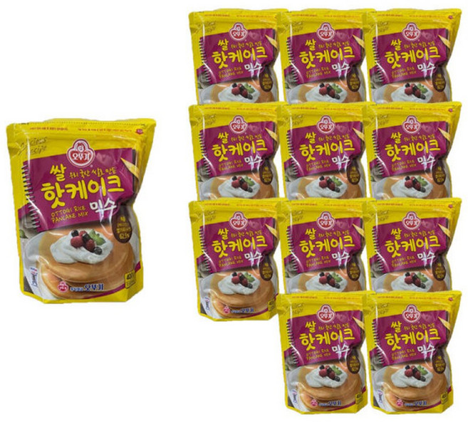 오뚜기 쌀핫케이크믹스 400g 12개