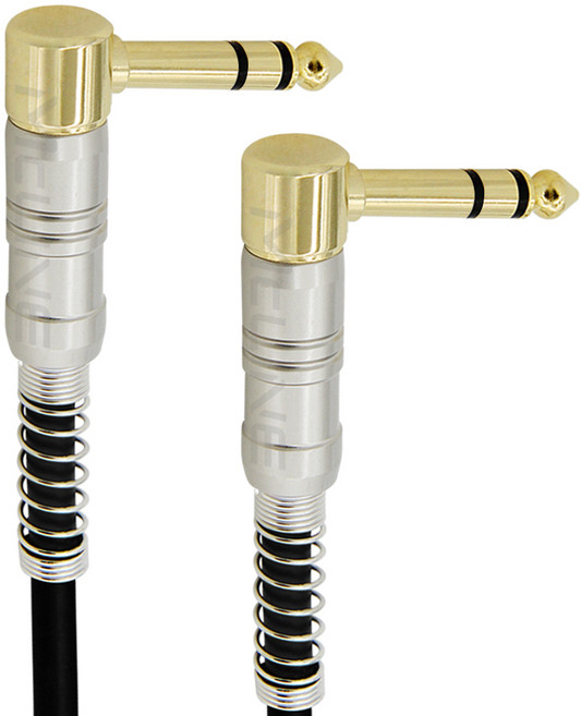 맥라인 스테레오 6.3mm (5.5) TRS 1/4 케이블 밸런스 Balanced 스피커 오디오 라인 이펙터 반주기 음향 앰프 연결선 McLine MC-HA44, 1개, 50cm