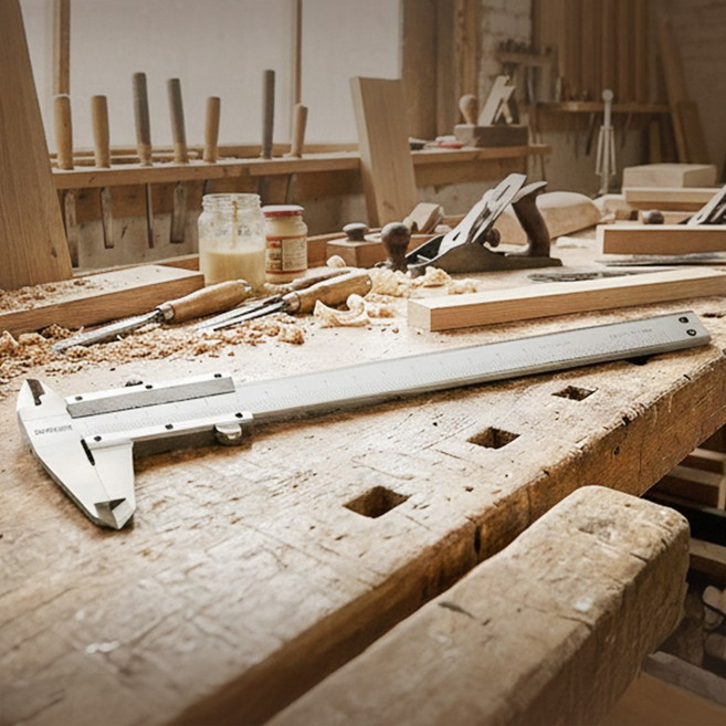 이엑스파워 초정밀 측정 200mm 버니어 캘리퍼스, 1개