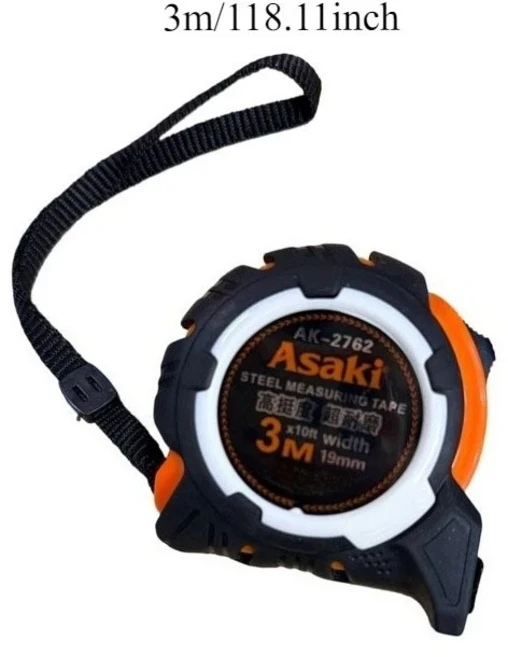 고정밀 3m/5m/7.5m/10m 스테인리스 스틸 접이식 줄자 목수 측정 도구 디지털 건축용, 02 3mx19mm 1pcs