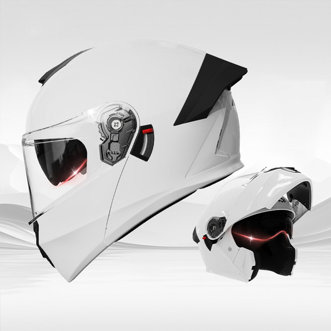 SULCATA 모듈러 풀페이스 헬멧 오토바이 어드벤처 시스템, 화이트