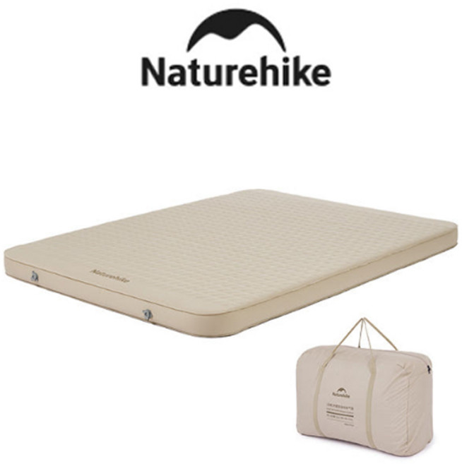 네이처하이크 C12 자충매트 더블 2인용 에어매트 펌프내장 200X150cm, .