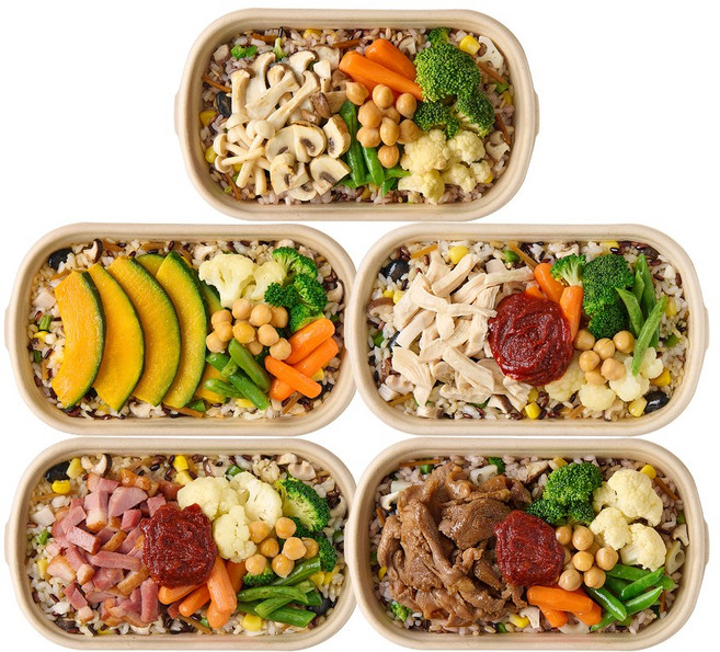 [랭킹닭컴] 잇메이트 슬로우 밸런스 도시락 5종 혼합, 5개, 300g