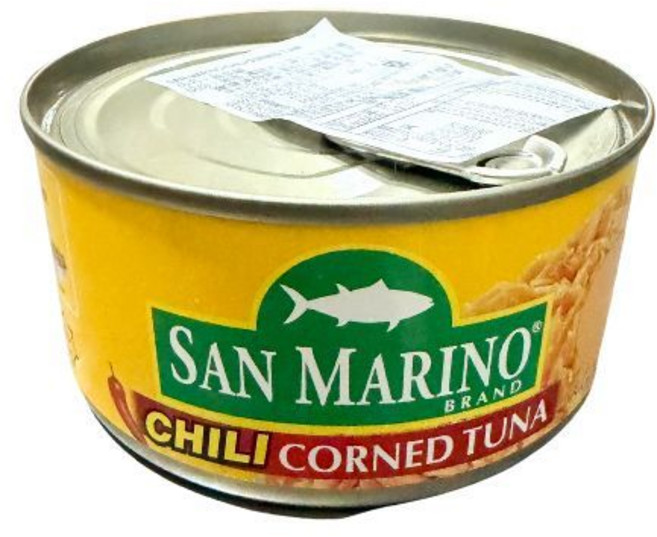 SAN MARINO 辣椒玉米罐頭鮪魚, 1個