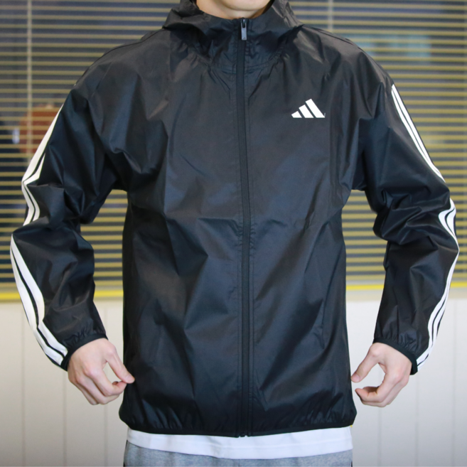 아디다스 삼선 후드 바람막이 자켓 재킷 경량 러닝 등산