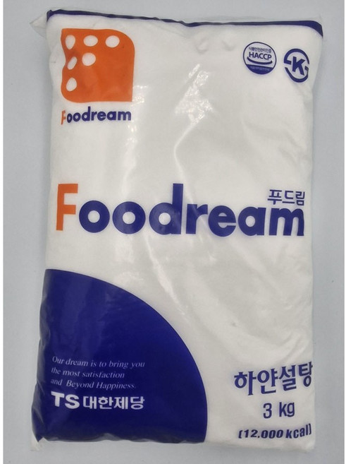 푸드림 하얀설탕, 3kg, 4개