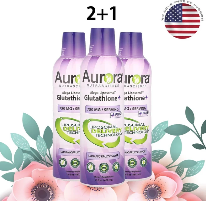 오로라 리포좀 리포조말 글루타치온 클루타치온 액상글루타치온 과일맛 480ml3통, 3개, 480ml - 쿠팡