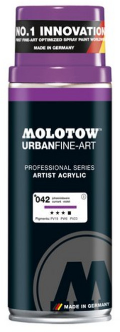 모로토우 fine-art 아크릴 스프레이 페인트 48색 스페셜 시리즈, 042 currant, 400ml, 1개