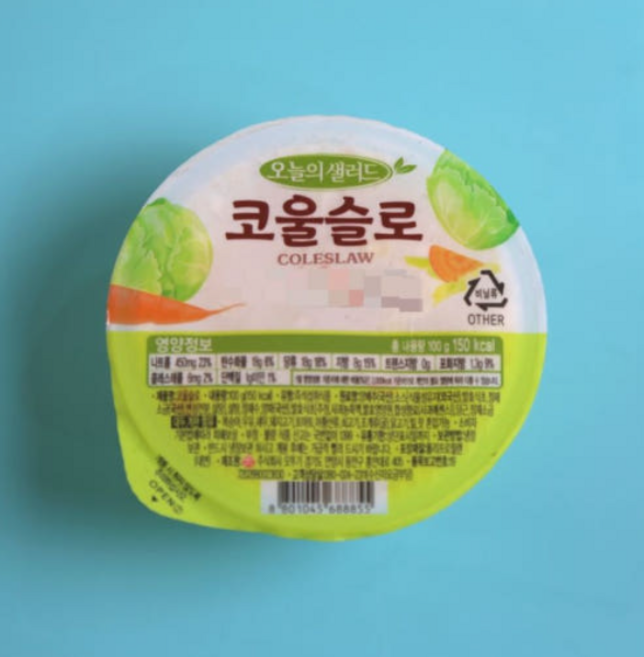 오늘의샐러드 코울슬로 100g 36개, 72개