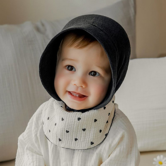 해피프린스 듀이 아기 보넷