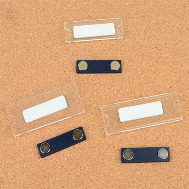 만무리 자석명찰 아크릴 1P 회사용 네임택 회사명찰 아크릴케이스, 70x30