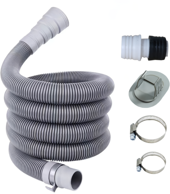 오스피셔스 범용 세탁기 배수 호스, 5m, 1개, UNI