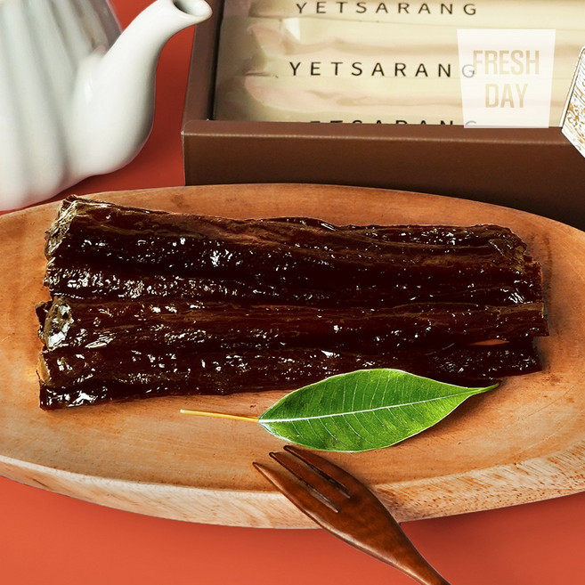 [옛사랑한과] 담양 한과 전통 수제 도라지정과 선물세트 (고급보자기), 2세트, 300g