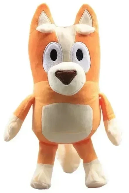 17 28cm Bluey & Bingo 가족 플러시 장난감 - 만화 개 박제 동물 부드러운 인형 생일, 02 Bingo 28cm