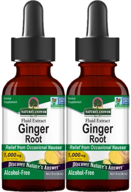 네이처스앤서 고흡수 생강 뿌리 1000mg 액상 액체, 30ml, 2개 - 쿠팡