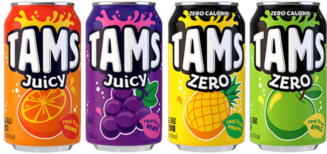 탐스 제로 쥬시 4종 355ml 24캔 사과 파인 오렌지 포도(각6캔씩), 24개