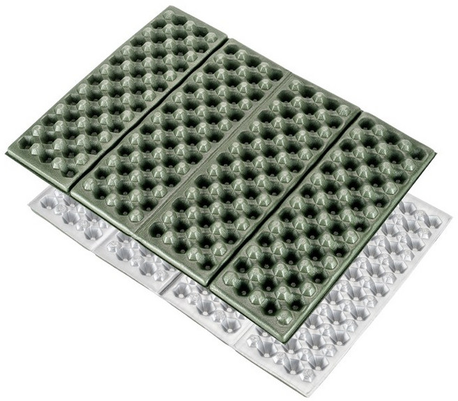 백패킹 등산 알루미늄 코팅 발포 매트, 카키