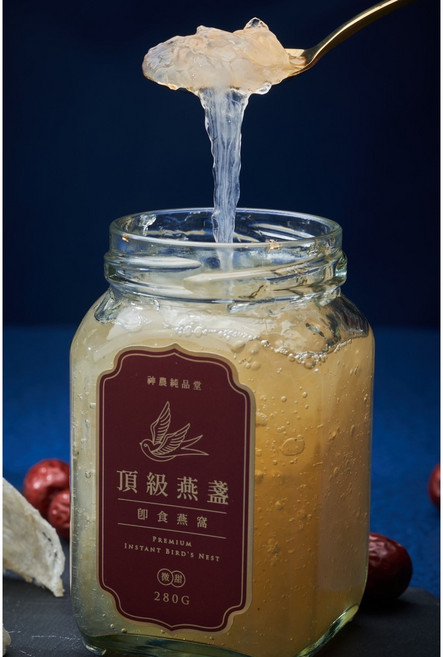 川元參藥行 神農純品堂頂級特濃即食燕窩 滋補養顏 精美禮盒, 280g, 1個
