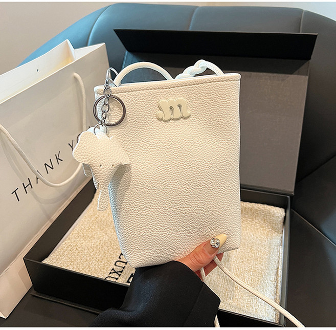 빅토리토 가죽 미니 여행용 핸드폰 가방 크로스백