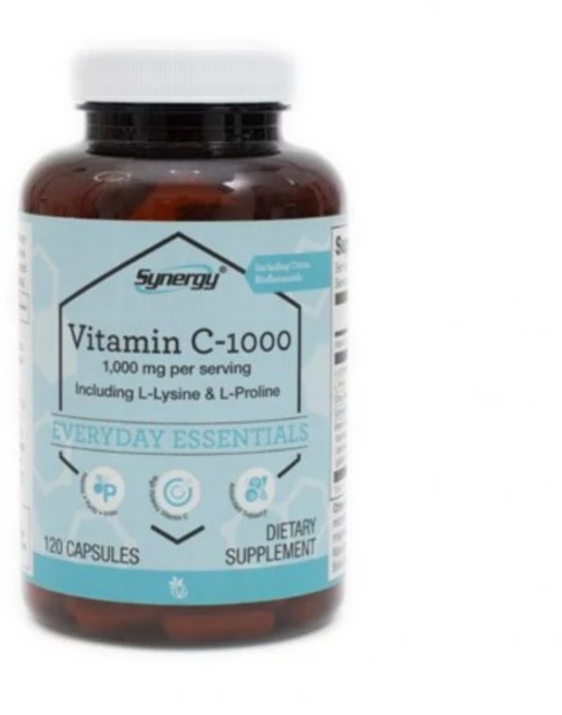 Vitacost 비타코스트 시너지 비타민C 1000mg L-라이신 L-프롤린 120 캡슐 건강유지 영양제, 1개 - 쿠팡